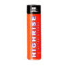 Highrise Ultra Strong Poppers 30ml in a tall, cylindrical bright orange bottle with bold white and blue text