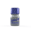 Juic'd Platinum Amyl Poppers 10ml bottle, detailing the product label with text "Leather Cleaner, Isoamyl Nitrite Mixture" and safety sealed cap.