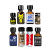 A 8-bottle bundle of Back Door Fuck poppers, featuring professional labels and leak-proof safety caps for the Mix Poppers Pack.