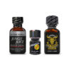New Deep Dive 3x-Mix Poppers Pack A 3-bottle starter set of Deep Dive poppers, showing the professional labels and secure safety seals for the Mix Poppers Pack.