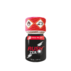 Bottle of Poppers Rush Zero 10ml with Mega Pellet, featuring a red and black label and safety cap.