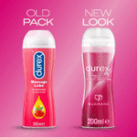 Durex 2 in 1 Stimulating Guarana Massage Water Based Lube 200 ml M2