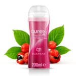 New Durex 2 in 1 Stimulating Guarana Massage Water Based Lube 200 ml