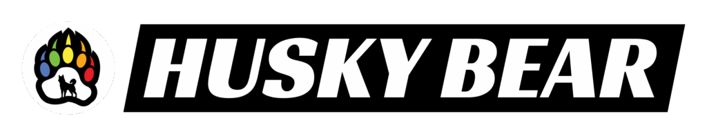 Husky Bear Logo White