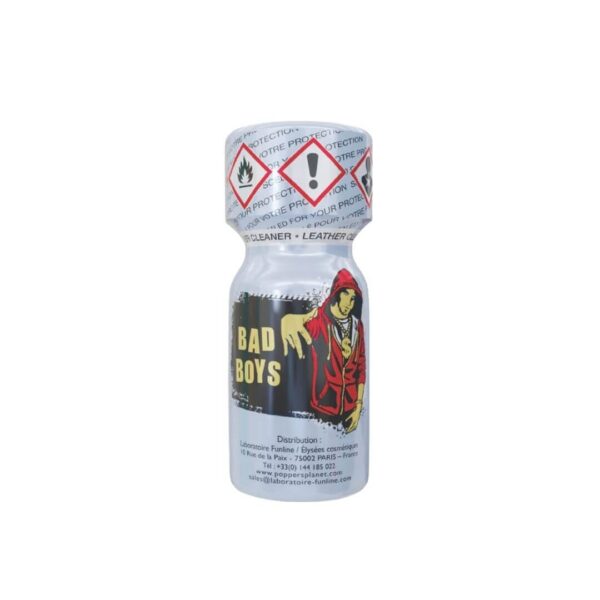 Bad Boys edition in silver bottle; extra strong formula for daring and edgy experiences.