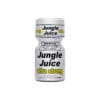 Poppers Jungle Juice Ultra Strong 10ml – Industrial silver bottle with heavy-hitting aroma for serious play.