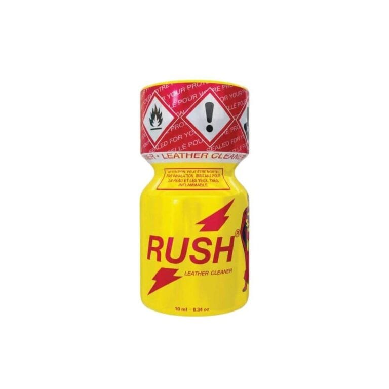 husky-bear-poppers-rush-original-10ml-funline Poppers Rush Original 10ml – Classic formula with energetic aroma in signature yellow packaging.