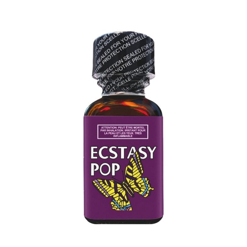 Poppers ecstasy pop 25ml themed poppers delivering euphoric effects; a favorite among club-goers and party lovers.