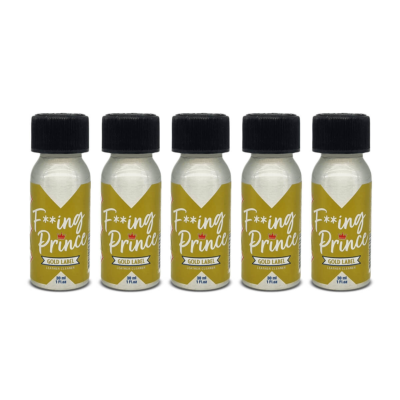 F**king Prince Gold Label 30ml 5x-Multi Poppers Pack F**king Prince Gold Label 30ml 5x-Multi Poppers Pack