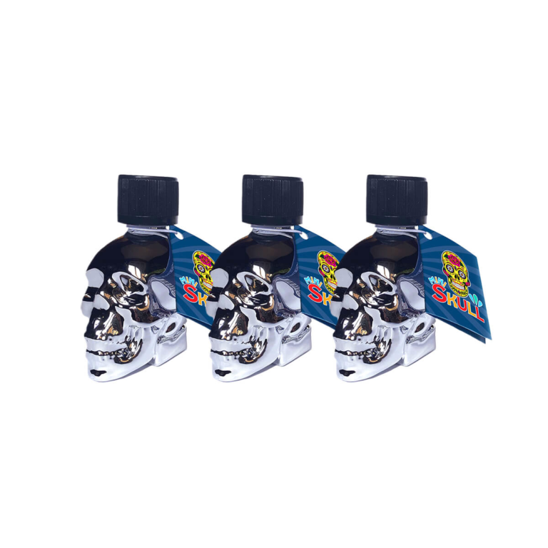 Mini Skull Quick Silver 15ml 3x-Multi Poppers Pack Mini Skull Quick Silver 15ml 3x-Multi Poppers Pack