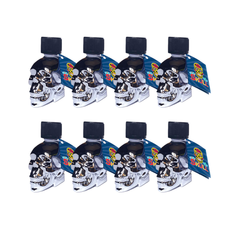 Mini Skull Quick Silver 15ml 8x-Multi Poppers Pack Mini Skull Quick Silver 15ml 8x-Multi Poppers Pack