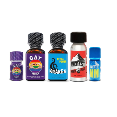 Naughty Nest 5x-Mix Poppers Pack Naughty Nest 5x-Mix Poppers Pack
