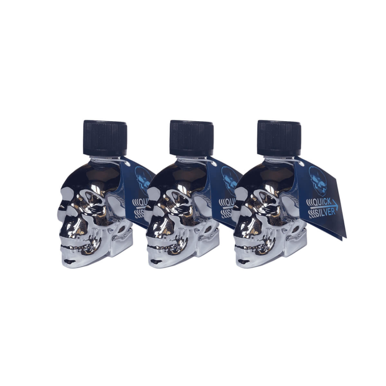 Quick Silver Skull 25ml 3x-Multi Poppers Pack Quick Silver Skull 25ml 3x-Multi Poppers Pack