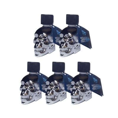 Quick Silver Skull 25ml 5x-Multi Poppers Pack Quick Silver Skull 25ml 5x-Multi Poppers Pack