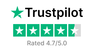 Husky Bear Poppers wurde auf der Grundlage von TrustPilot-Bewertungen mit 4,7/5 bewertet.