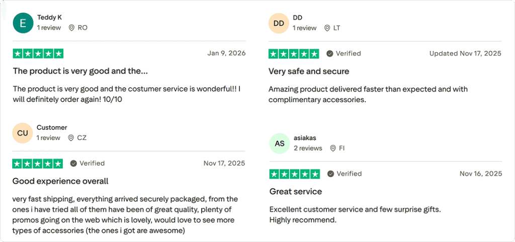 Reviews Trustpilot