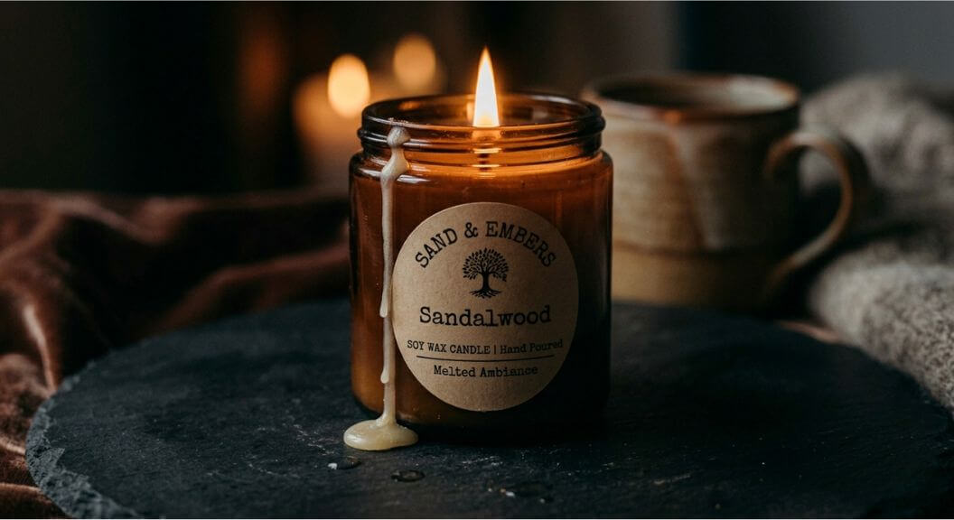 Close-up of wax dripping from a bondage candle