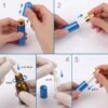 How to fill and set up the Aluminium Poppers Inhaler step by step guide.