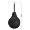 Dimensions of Mr. Play Anal Douche: 167mm total height and 80mm wide bulb for easy grip.