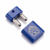 Double Inhaler Poppers with Magnetic Lock Blue Double Inhalateur Poppers avec Fermeture Magnétique