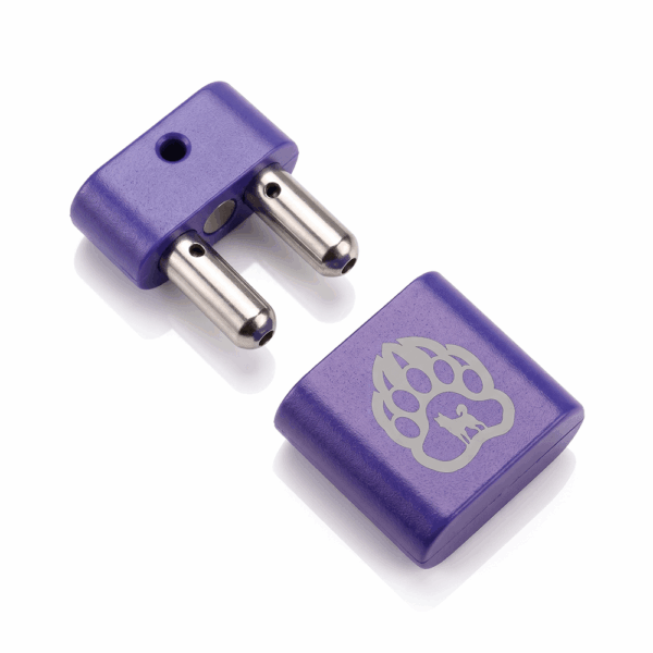 Double Inhaler Poppers with Magnetic Lock Purple Double Inhalateur Poppers avec Fermeture Magnétique