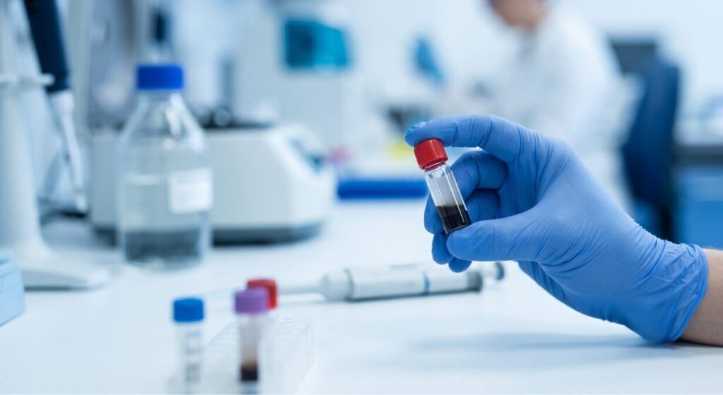 Specialised forensic toxicology lab testing, different from a routine drug test panel