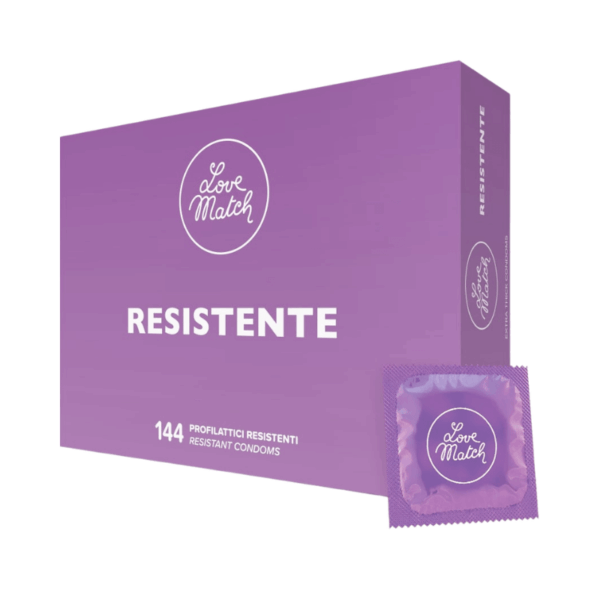 Love Match Resistente Condoms - 144 pack Love Match Resistente Condoms