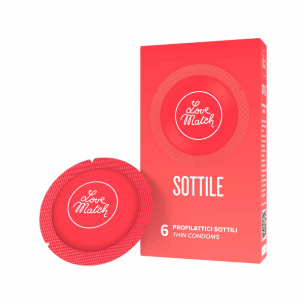 Love Match Sottile Condoms - 6 pack Love Match Sottile Condoms