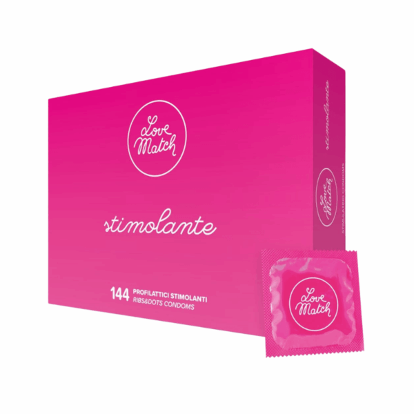 Love Match Stimolante Condoms - 144 pack Love Match Stimolante Condoms